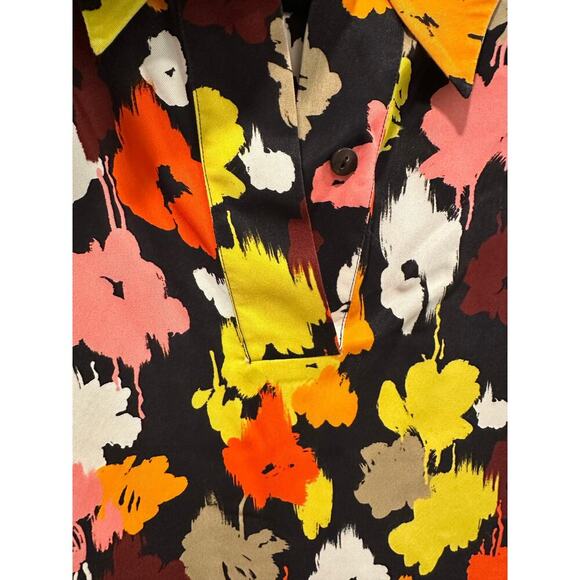Maison Rabih Kayrouz Floral Multi Blouse Size 40(US 8) - Picture 5 of 6